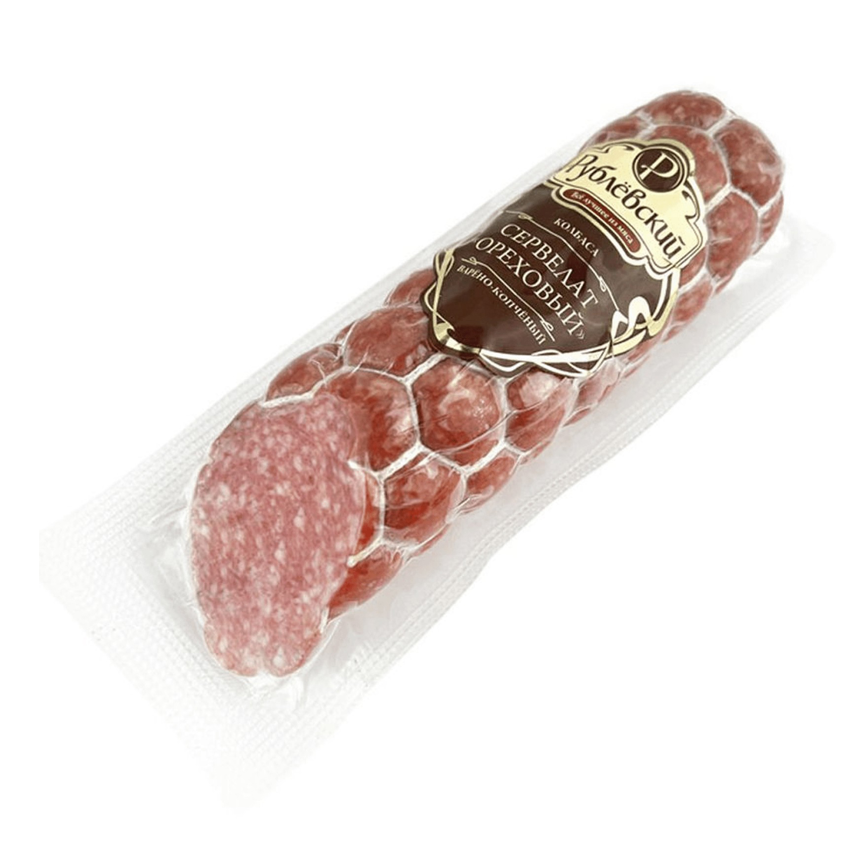 Колбаса варено-копченая Рублевский Сервелат Ореховый +-1 кг