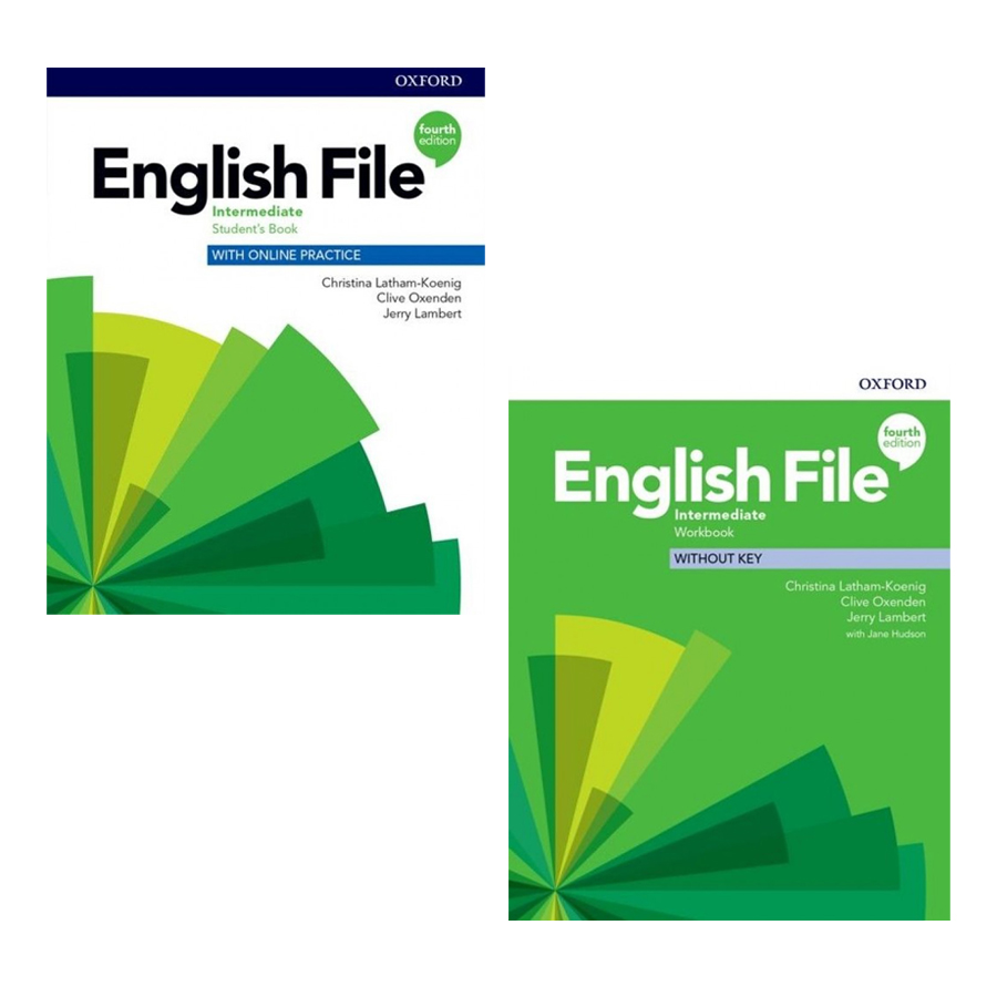 

Комплект учебников English File (4th). Intermediate. SB + WB without key + Online Pract.