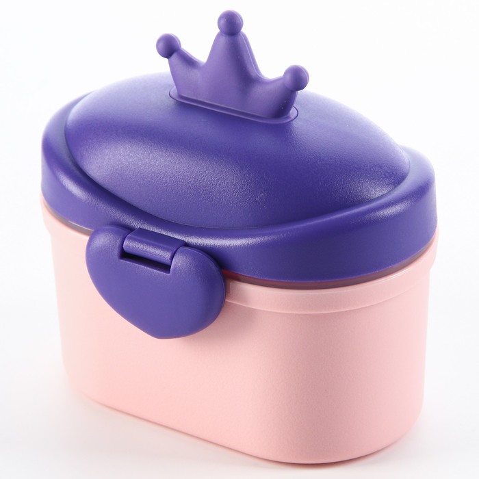 фото Контейнер для хранения детского питания «корона», 400 мл., малый, цвет розовый mum&baby