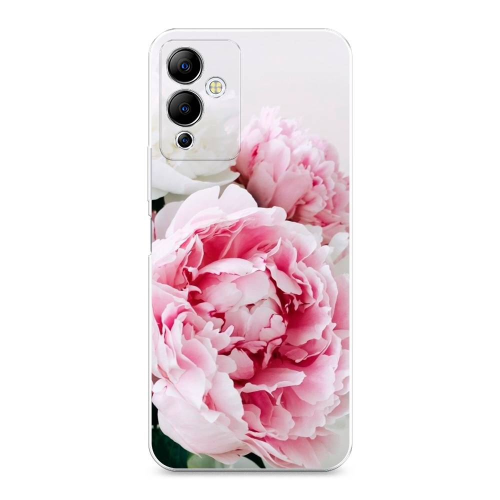 

Чехол на Infinix Note 12i "Розовые и белые пионы", Розовый;белый, 3102050-2