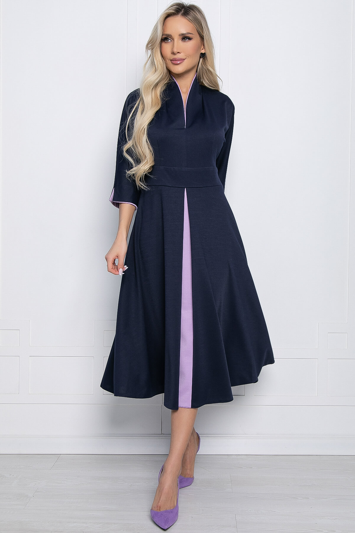 

Платье женское LT Collection Леди удача синее 44 RU, Синий, Леди удача