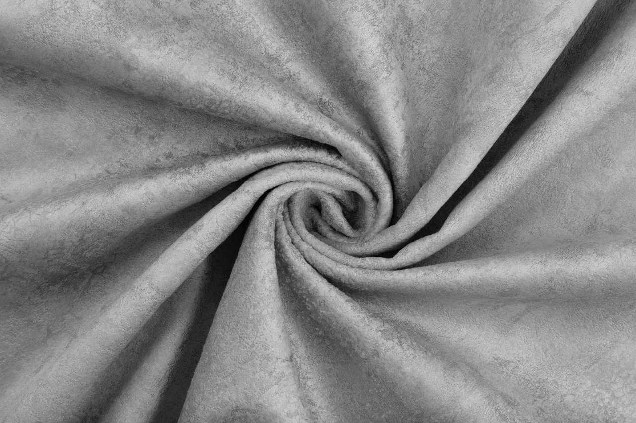 Ткань мебельная Велюр,Крокус, модель Тураж, цвет: светло-серый