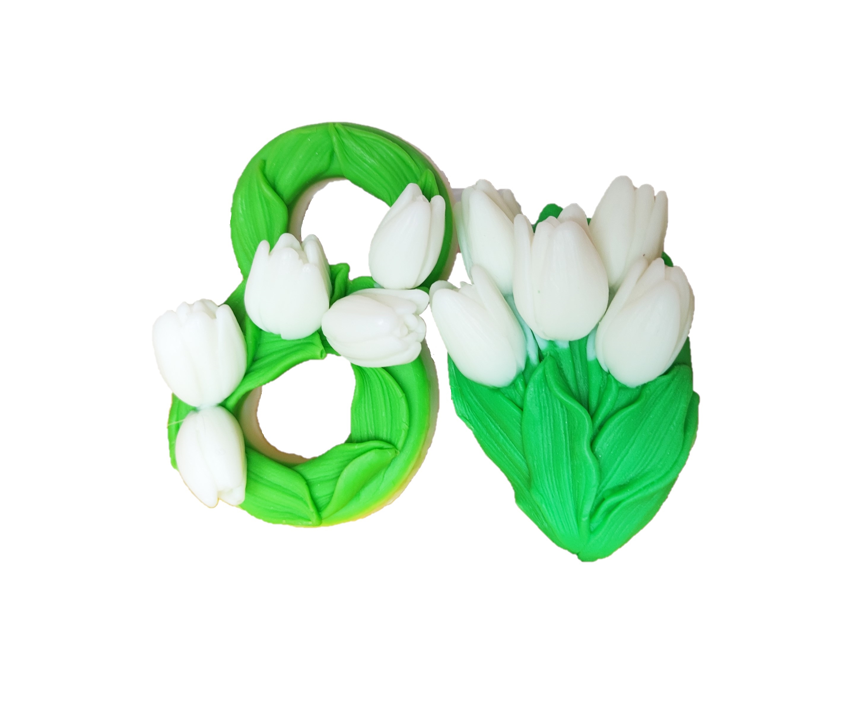 Купить Набор мыла Milotto в подарок на 8 Марта белые тюльпаны, lem4591