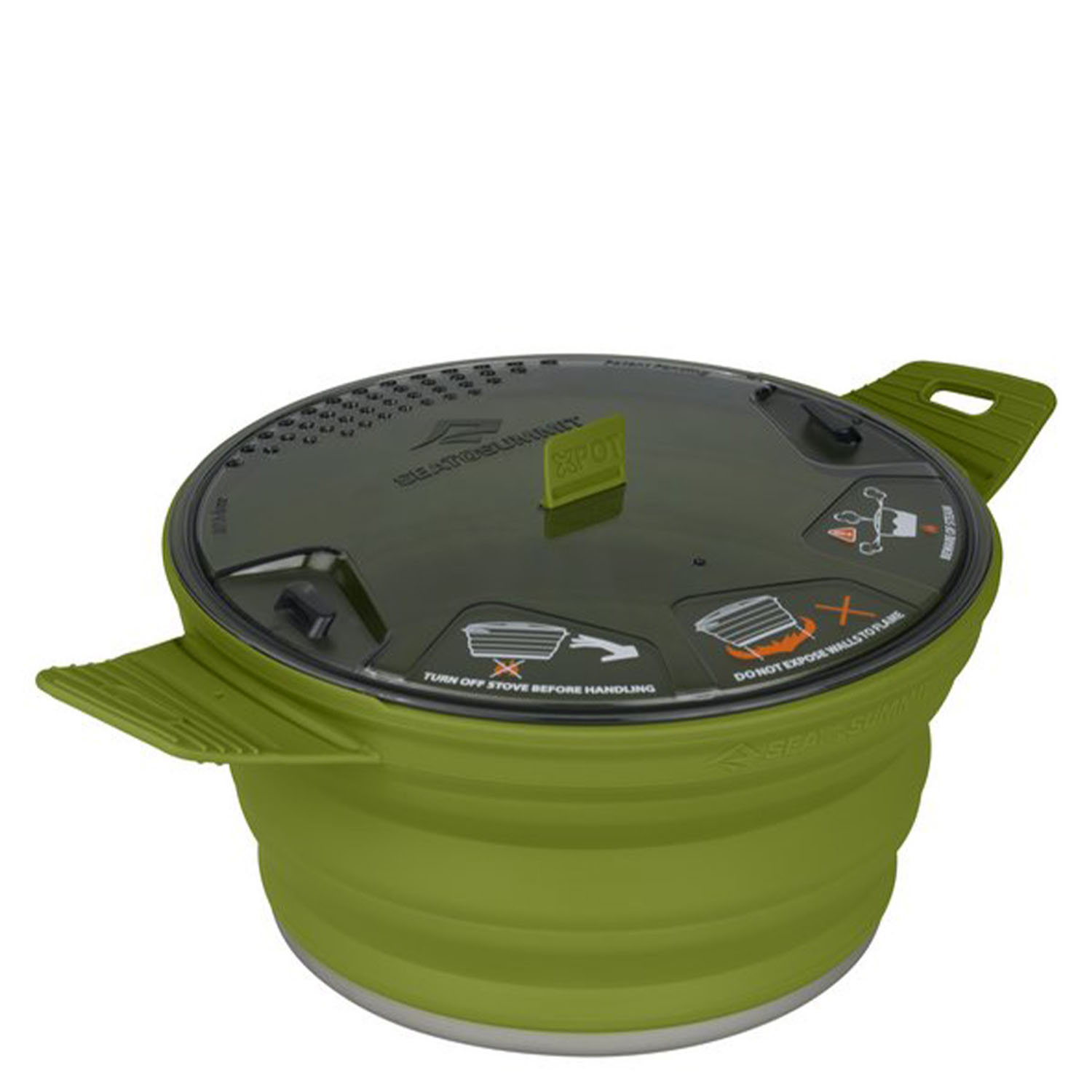 

Кастрюля Sea To Summit X-Pot 2.8L Oliva (Б/Р) 2024, Зеленый, X-Pot 2.8L