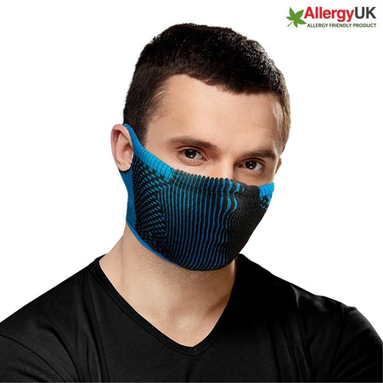 Многоразовая маска унисекс Naroo Mask F5S синийчерная 2760₽