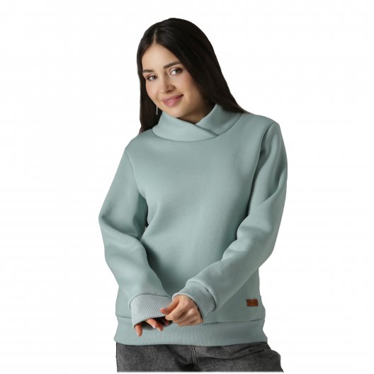 

Свитшот женский GeoLuK GTW92 бирюзовый 48 RU, GTW92
