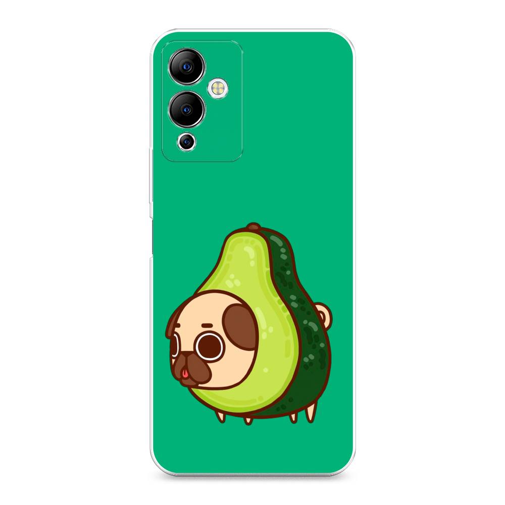 

Чехол на Infinix Note 12i "Мопс авокадик", Зеленый, 3102050-1