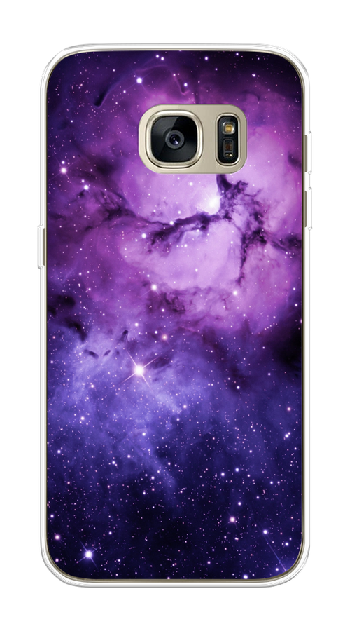 

Чехол Awog на Samsung Galaxy S7 edge "Космос 18", Фиолетовый, 24650-4