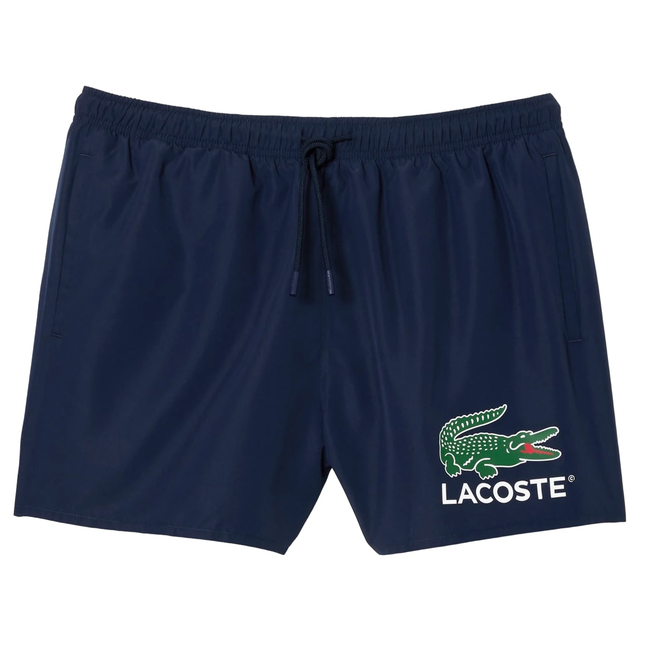 

Пляжные шорты мужские Lacoste Croc Print Swim синие L, Синий, Croc Print Swim