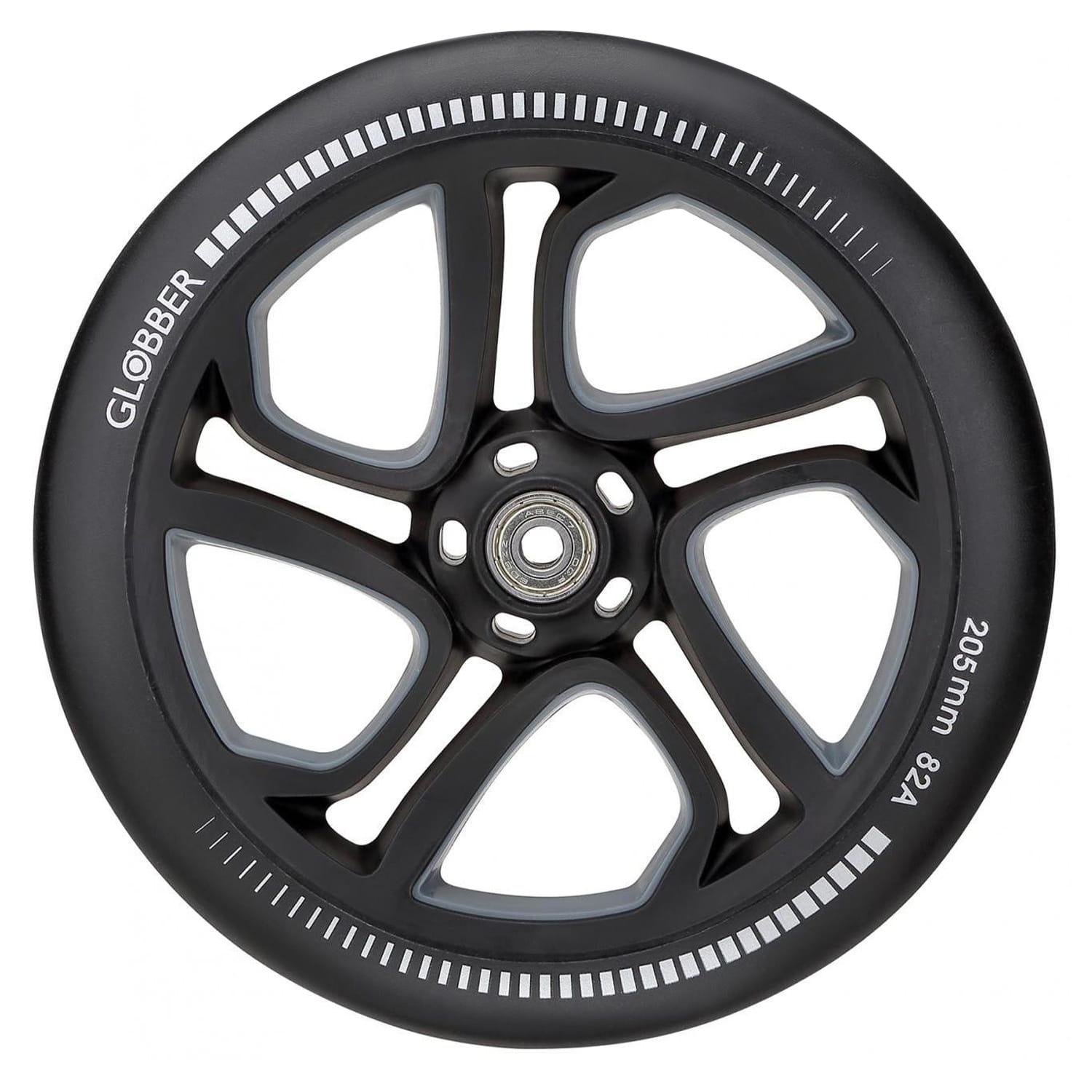 Колесо Для Самоката Globber One Nl 205 Wheel - One Wheel Черный (Б/Р) 2022