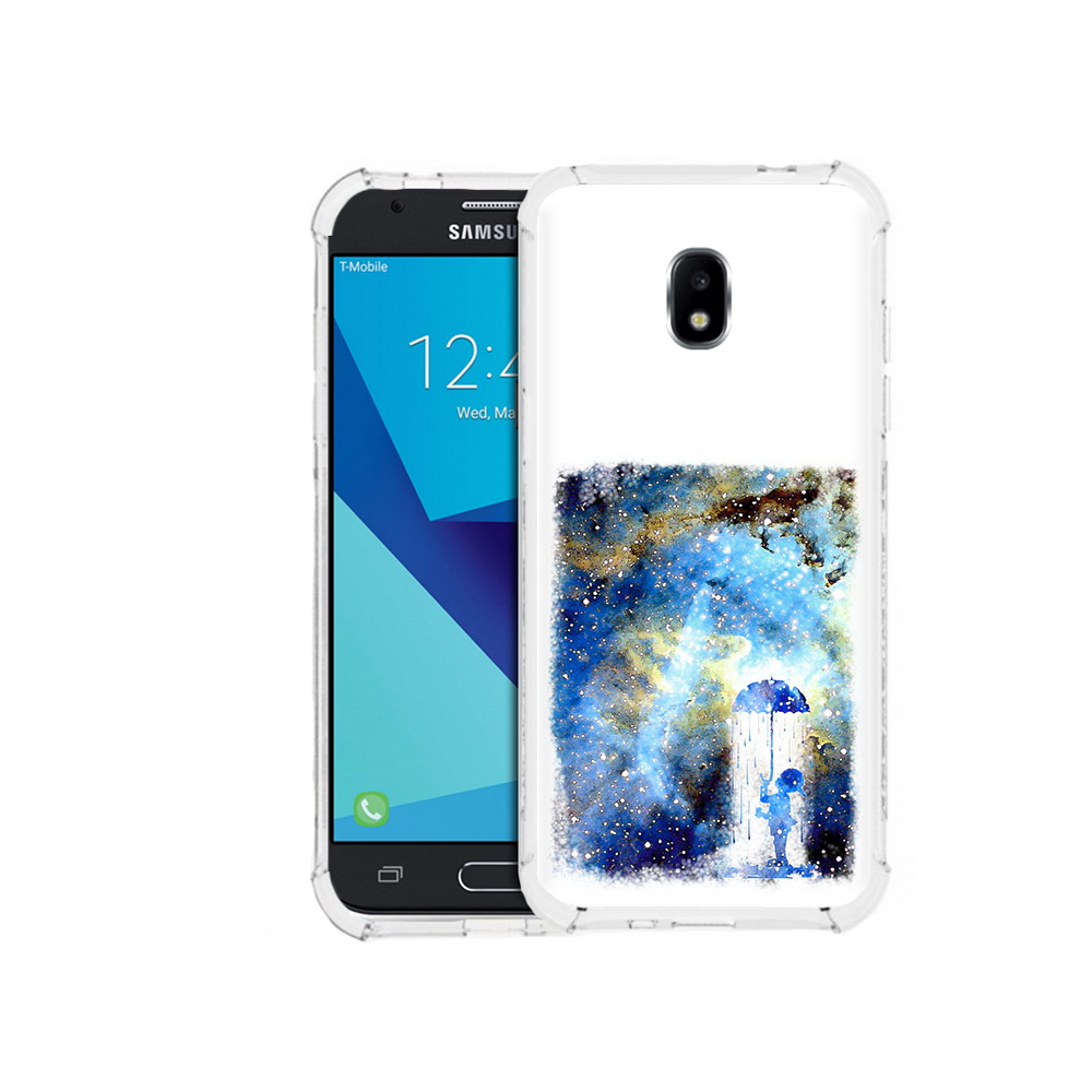 

Чехол MyPads Tocco для Samsung Galaxy J3 (2017) мальчик в небе (PT74067.575.455), Прозрачный, Tocco