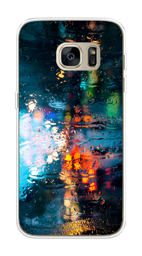 

Чехол Awog на Samsung Galaxy S7 edge "Абстракция 28", Голубой, 24650-3