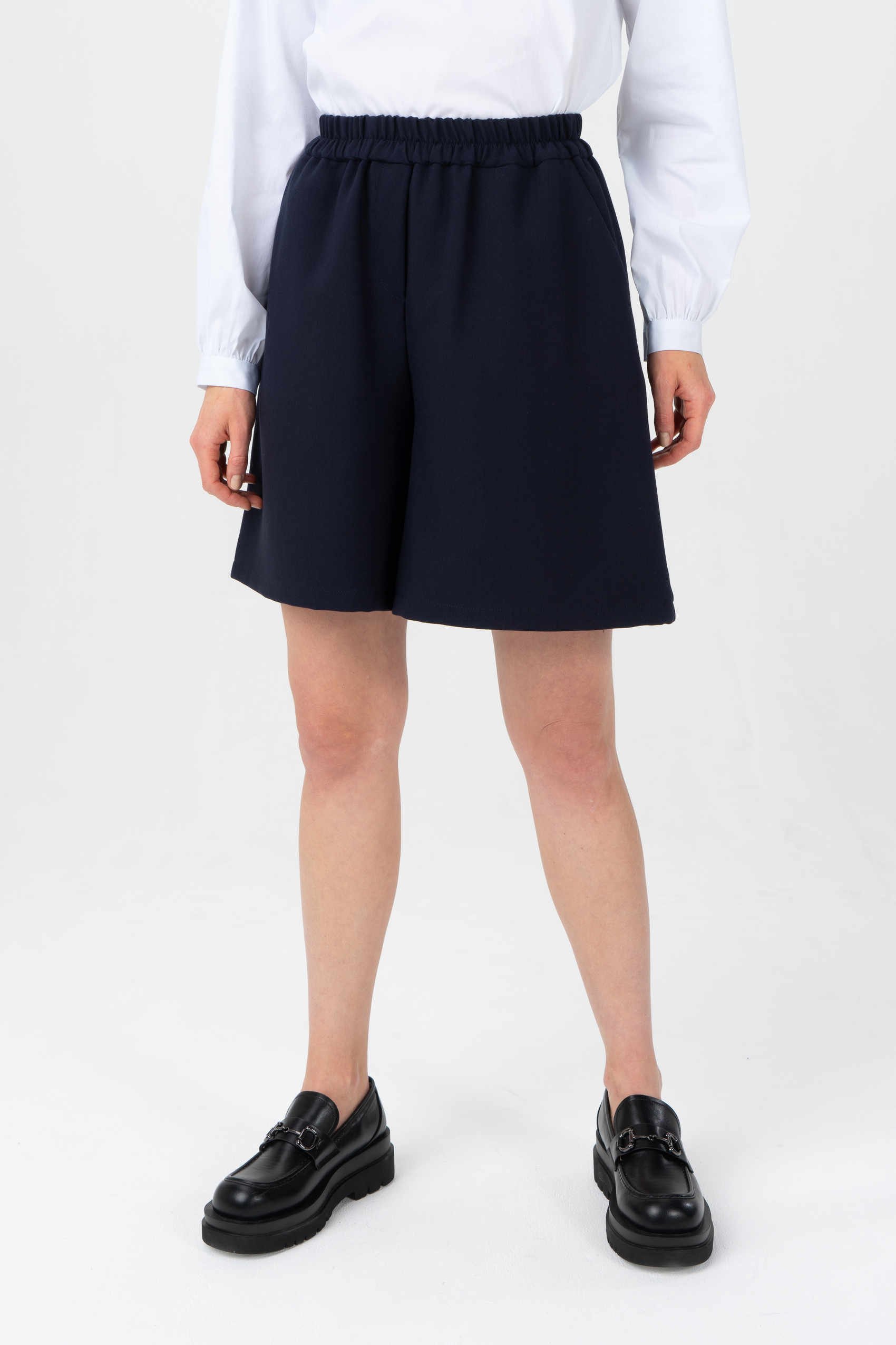 

Шорты женские Ennergiia AW23-SH051 синие 48 RU, AW23-SH051
