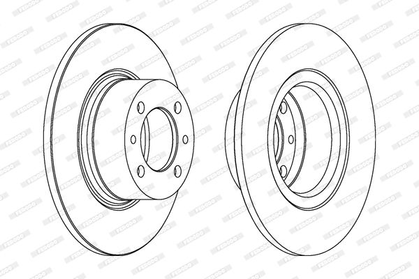

Диск Тормозной FERODO ddf035
