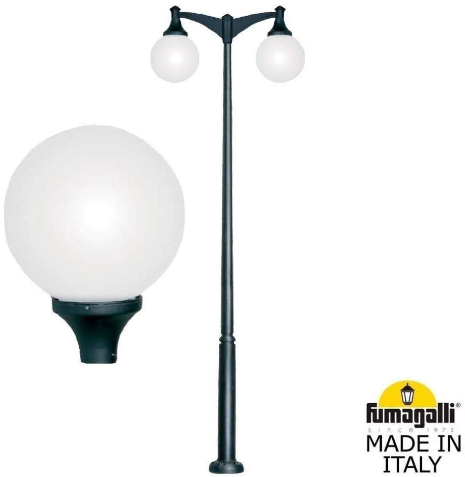 

Фонарный столб Fumagalli Globe 400 modern G41.372.a20.aye27dn ip65 1 шт., Globe 400 modern