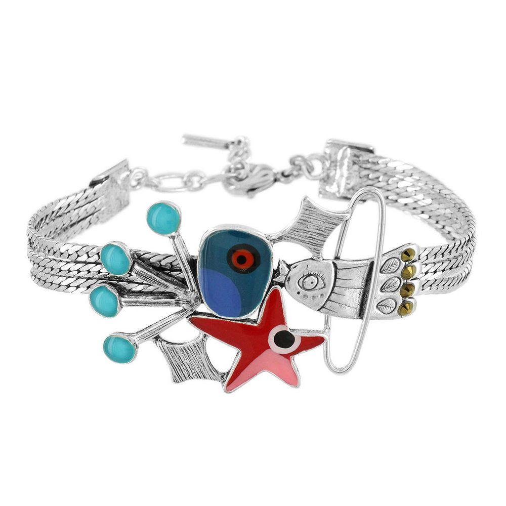 

Браслет из бижутерного сплава с swarovski р.19 TARATATA TT-W22-14314-10M, TT-W22-14314-10M
