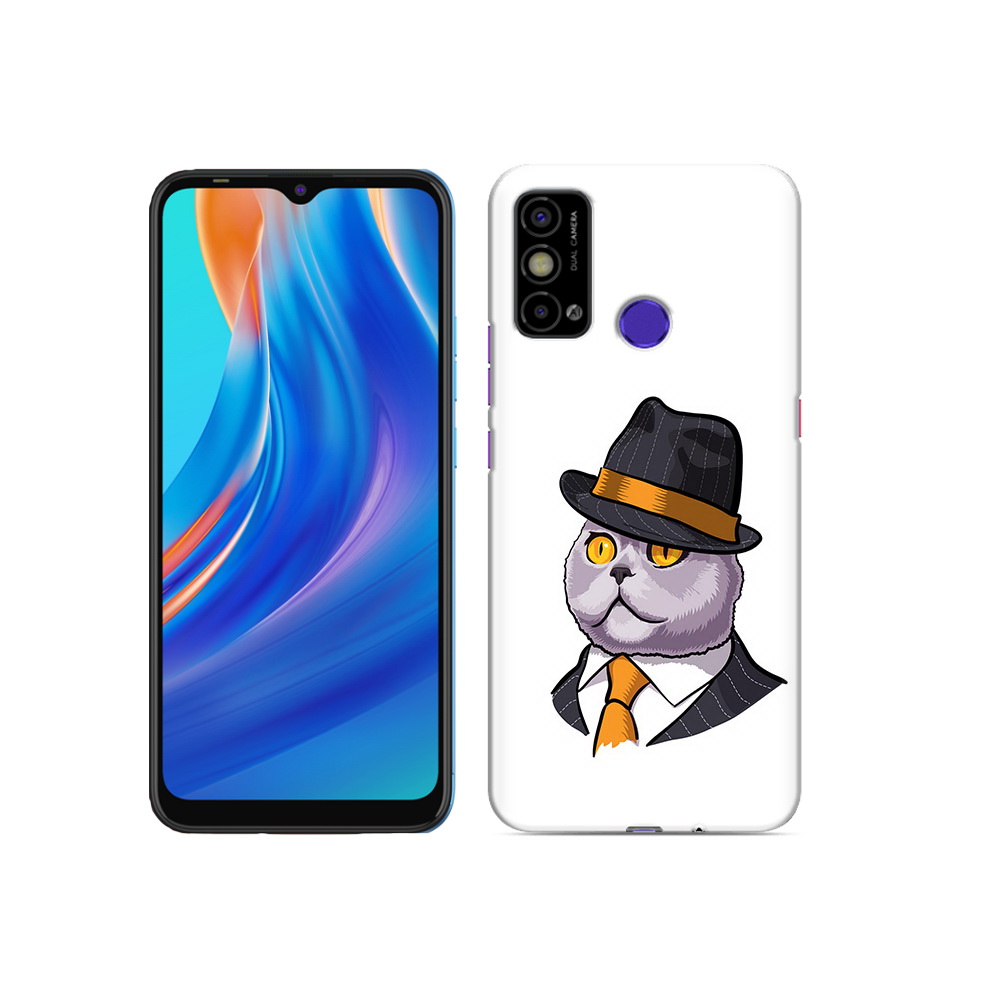 

Чехол MyPads Tocco для Tecno Spark Go британец, Прозрачный, Tocco