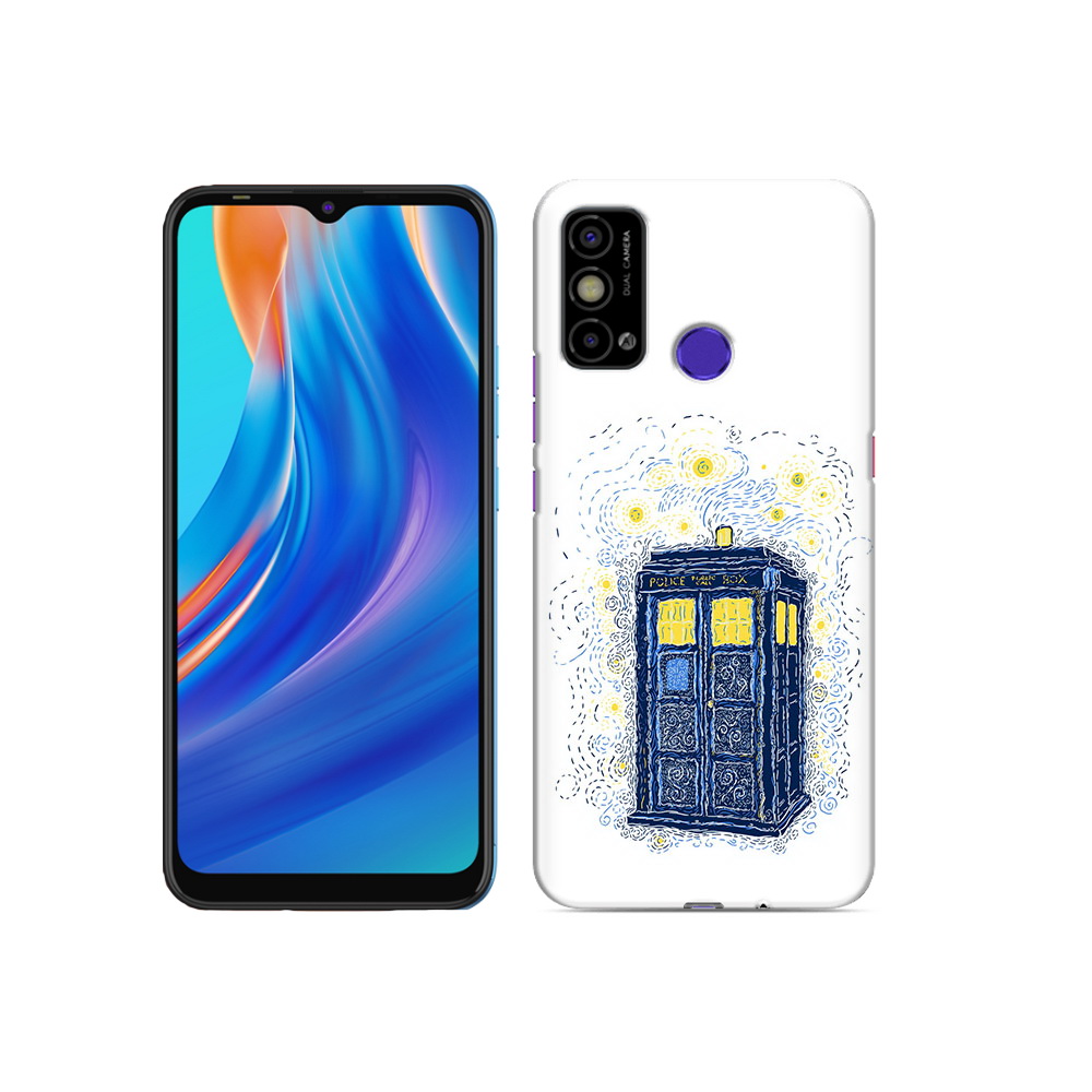 Чехол MyPads Tocco для Tecno Spark Go будка рисунок