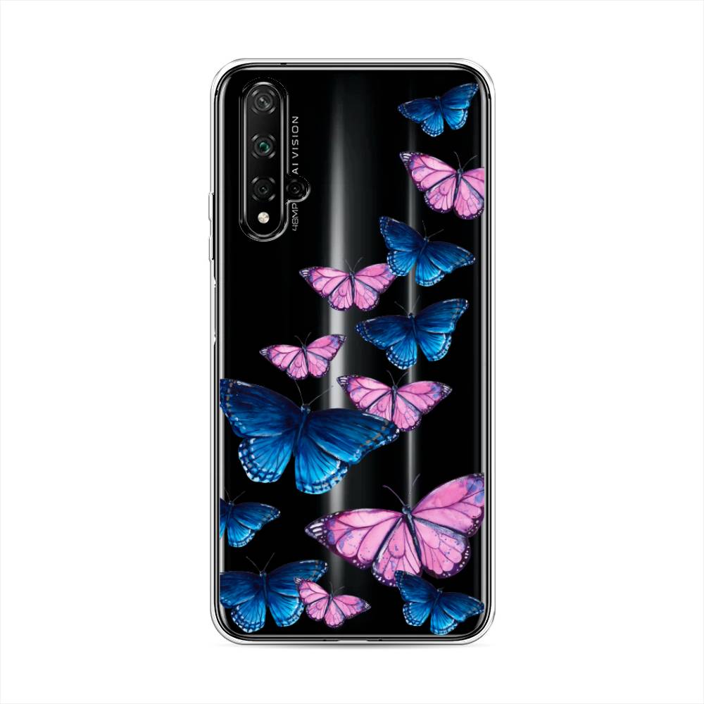 фото Чехол awog "полет бабочек" для honor 20