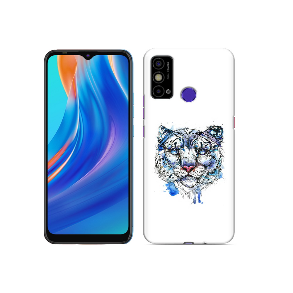 

Чехол MyPads Tocco для Tecno Spark Go водяной тигр, Прозрачный, Tocco