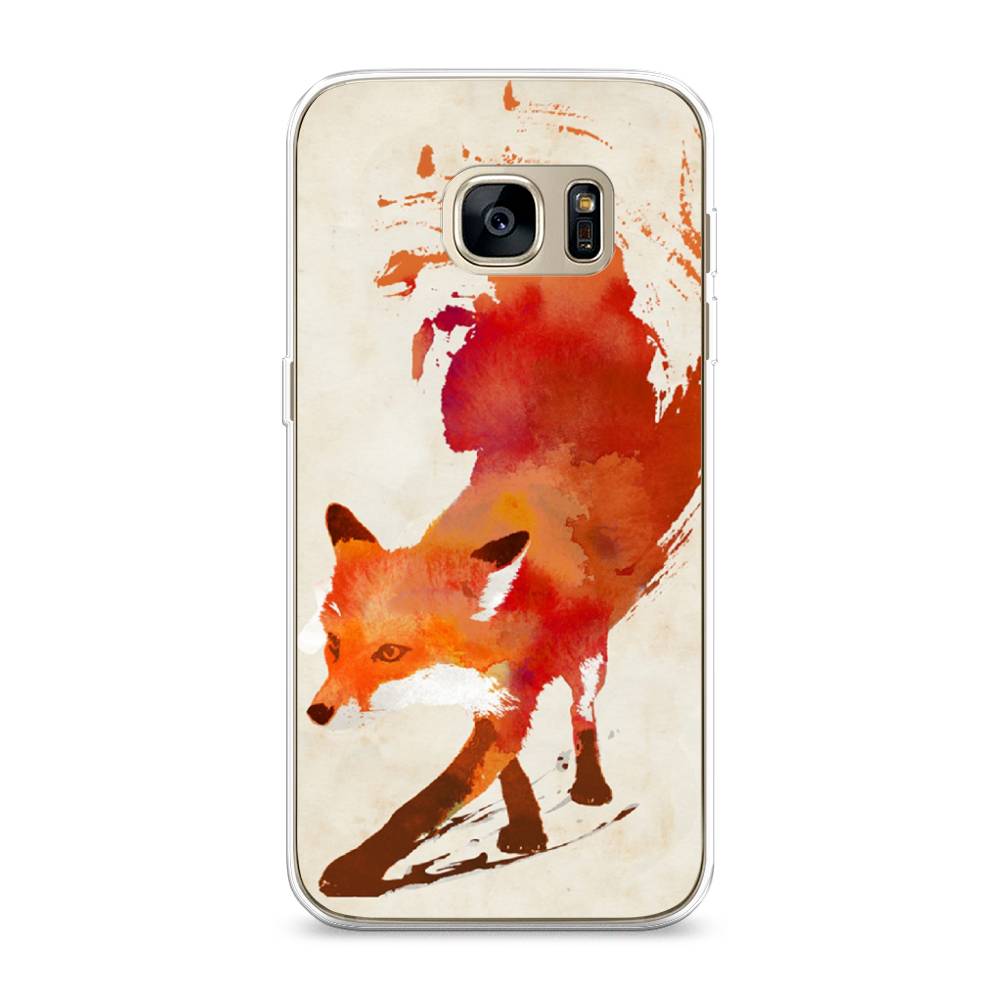 

Чехол Awog на Samsung Galaxy S7 edge "Лиса", Оранжевый, 24650-10