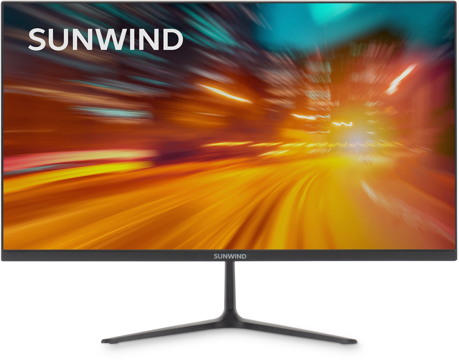 

21.55" Монитор Sunwind SM-22FV222 черный 100Hz 1920x1080 VA, SM-22FV222