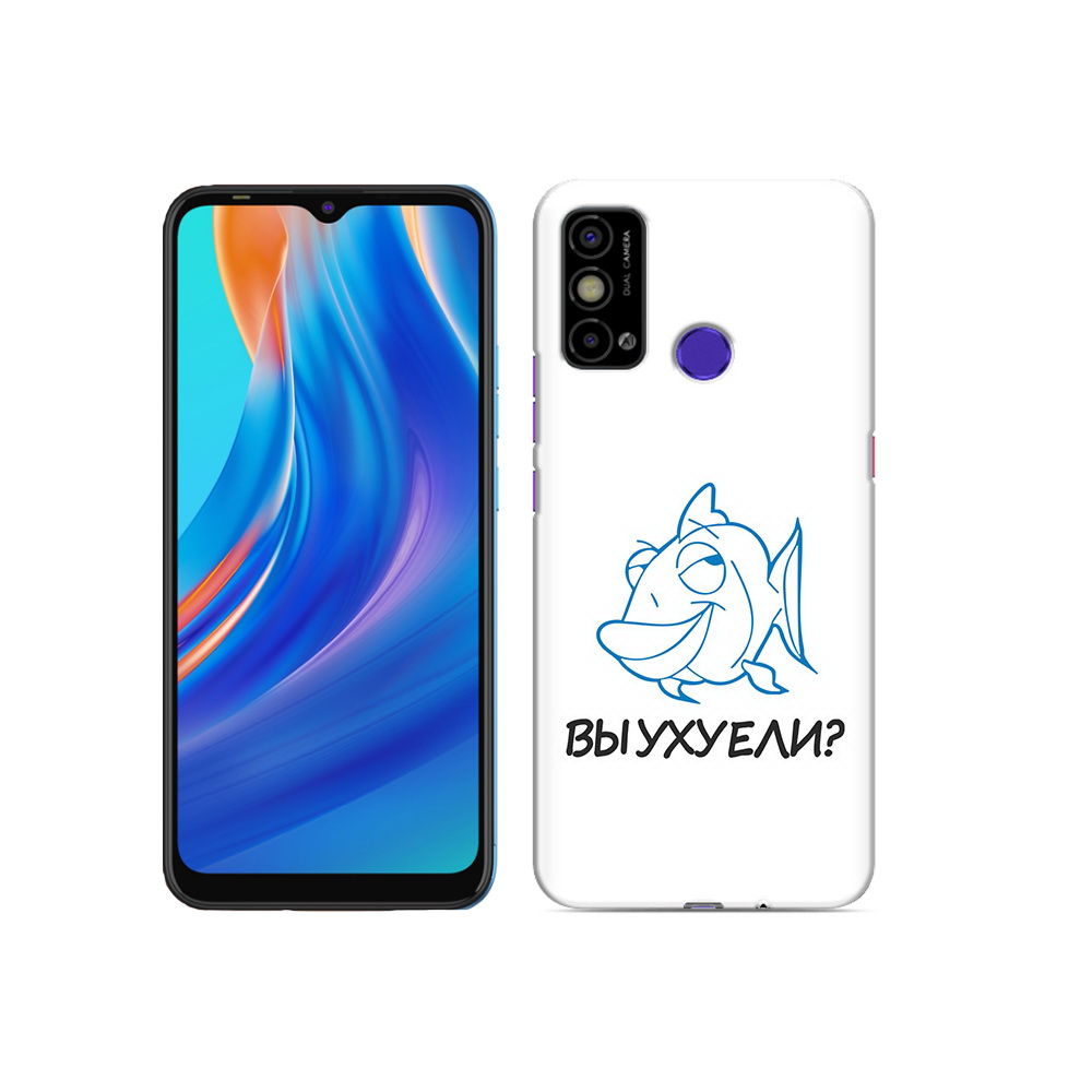 

Чехол MyPads Tocco для Tecno Spark Go вы ухуели, Прозрачный, Tocco