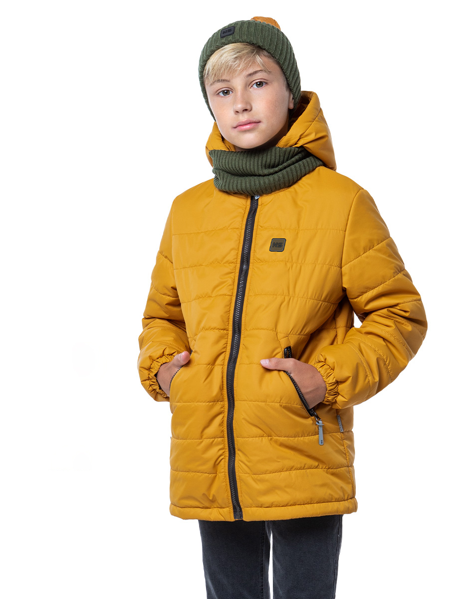 Куртка детская NIKASTYLE 4м4123, желтый, 146
