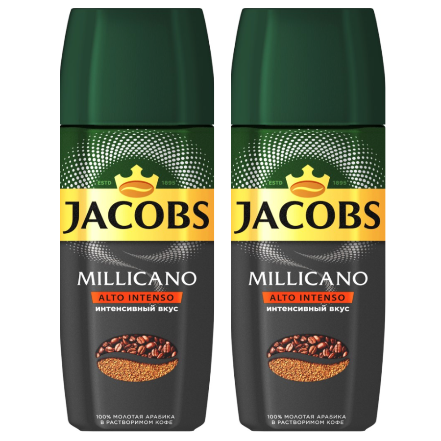 

Кофе растворимый Jacobs Millicano Alto Intenso, 90 г х 2 шт