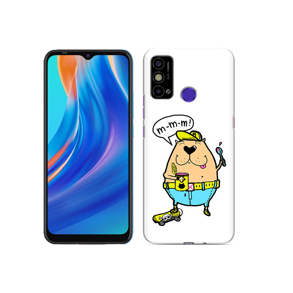 

Чехол MyPads Tocco для Tecno Spark Go Бобр, Прозрачный, Tocco