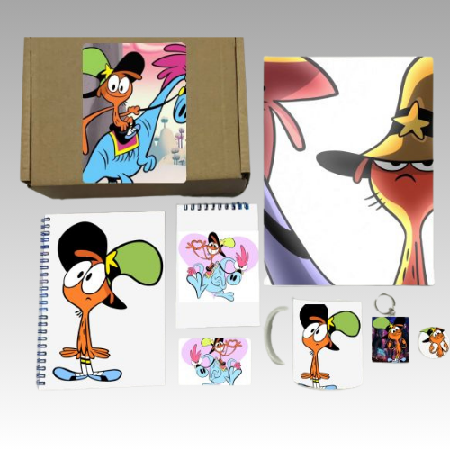 

Бокс с подарком Тут и Там с приветом по планетам, Wander Over Yonder 0004, 7 предметов