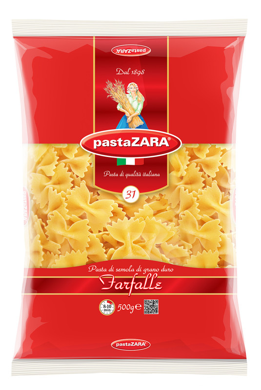 

Макаронные изделия PastaZara farfalle 500 г