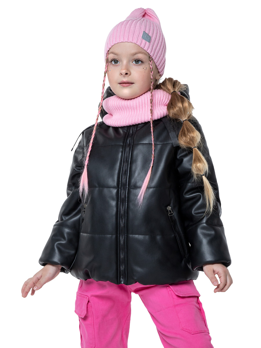 

Куртка кожаная детская NIKASTYLE 4м5023, черный, 110, 4м5023