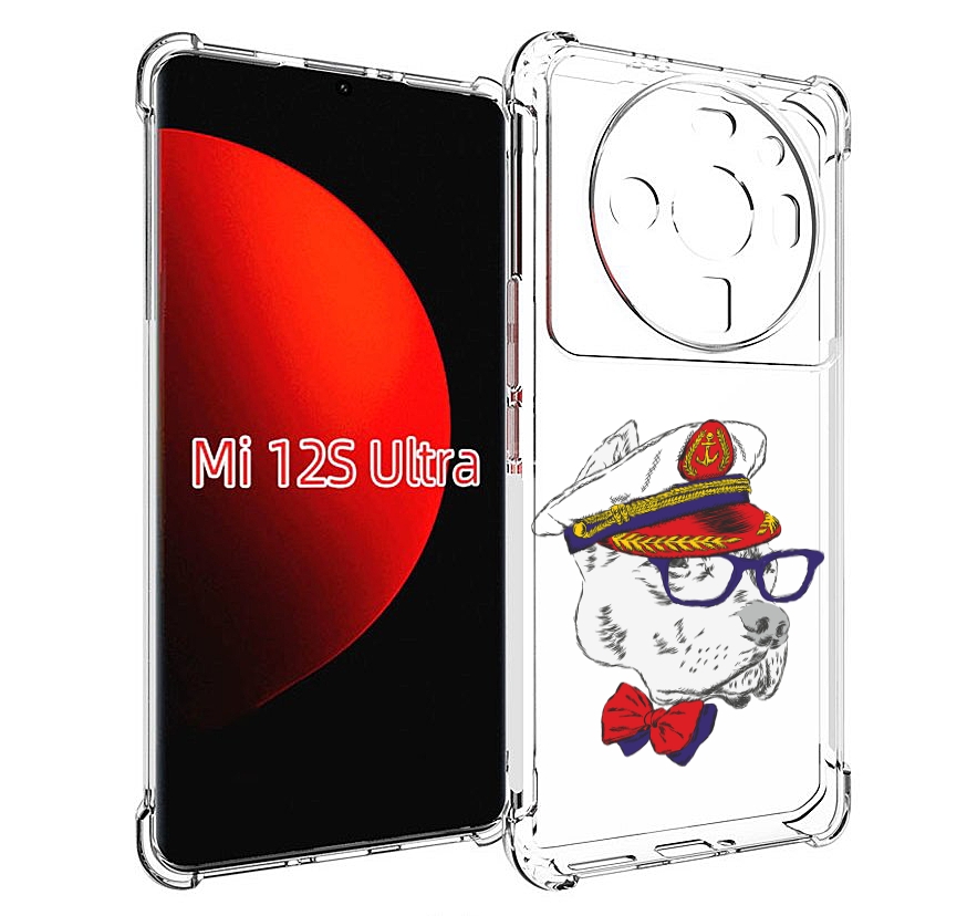 

Чехол MyPads бульдог для Xiaomi 12S Ultra, Прозрачный, Tocco
