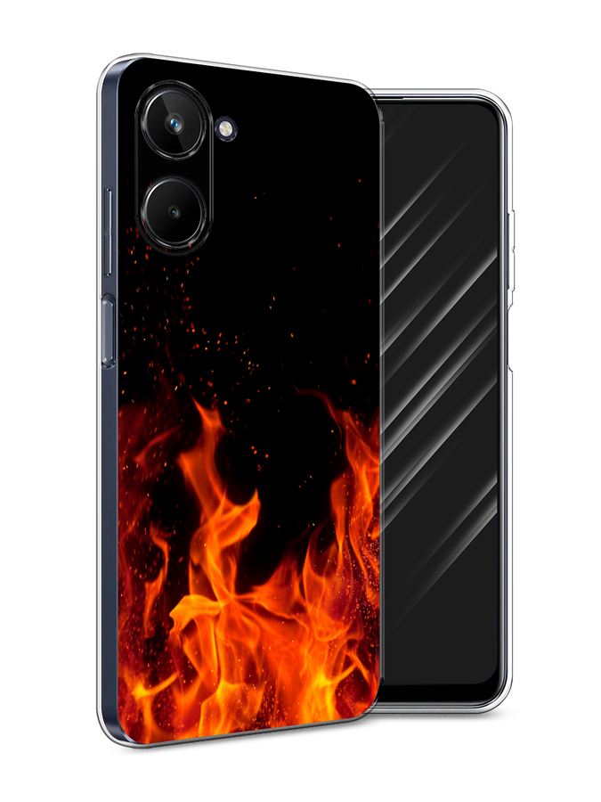 

Чехол Awog на Realme 10 5G "Все в огне", Оранжевый;черный, 2512650-4