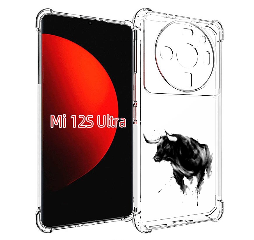 

Чехол MyPads бык для Xiaomi 12S Ultra, Прозрачный, Tocco