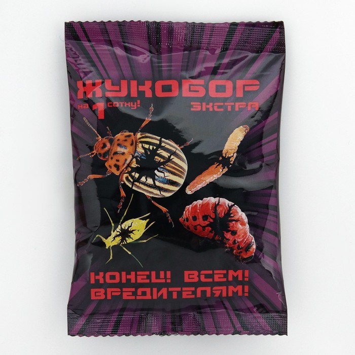 Средство от вредителей Жукобор Экстра, набор на 1 сотку(4 шт.)