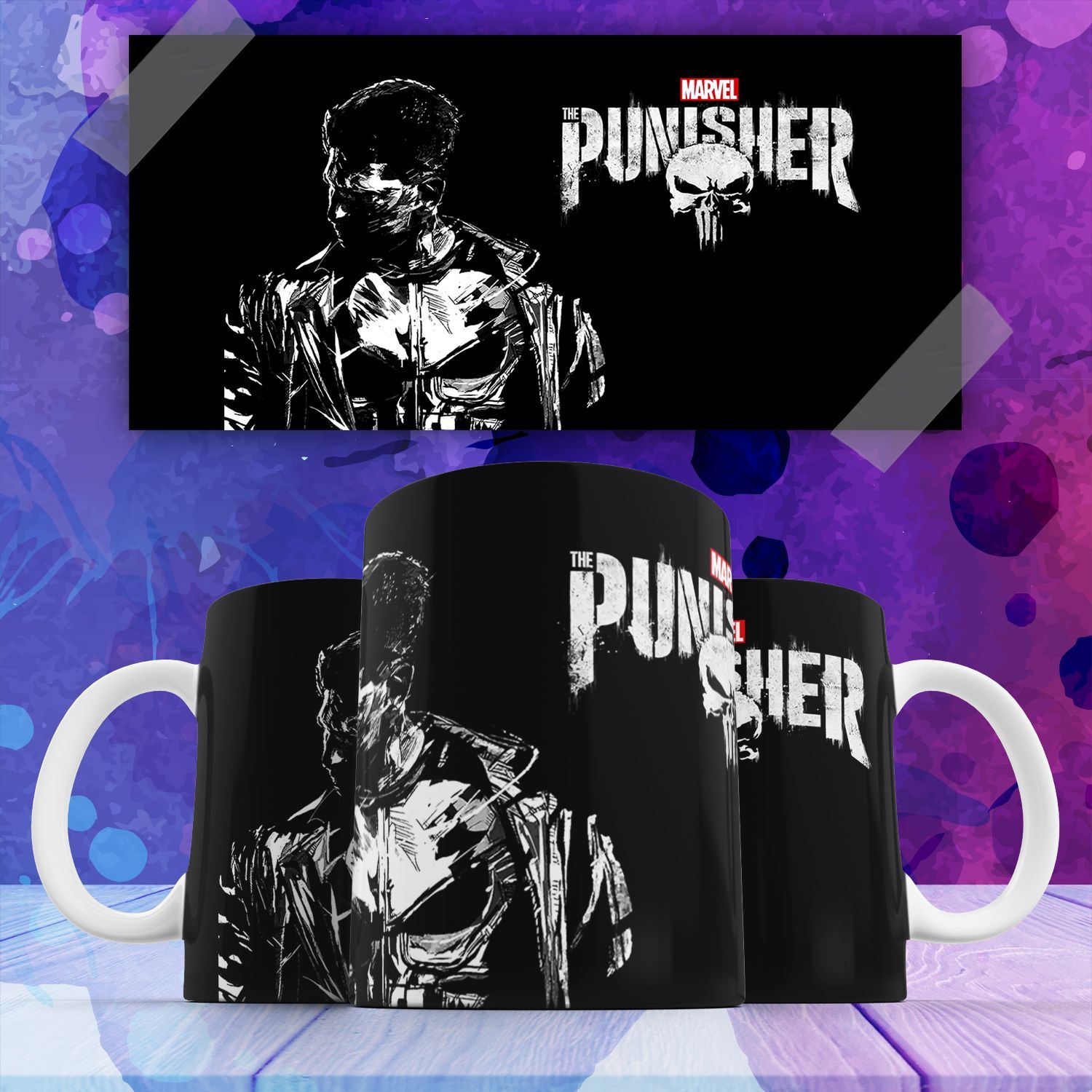 

Кружка с принтом каратель the punisher фрэнк касл marvel 330 мл, Кружка с принтом каратель the punisher фрэнк касл marvel марвел 330 мл