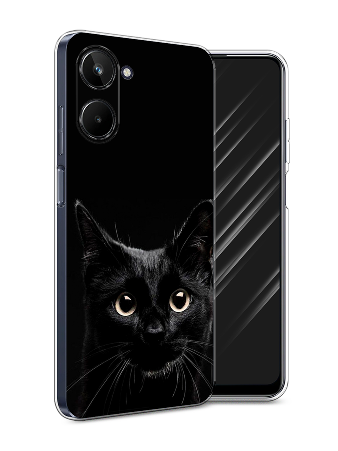 

Чехол Awog на Realme 10 5G "Добрый кот", Черный, 2512650-1
