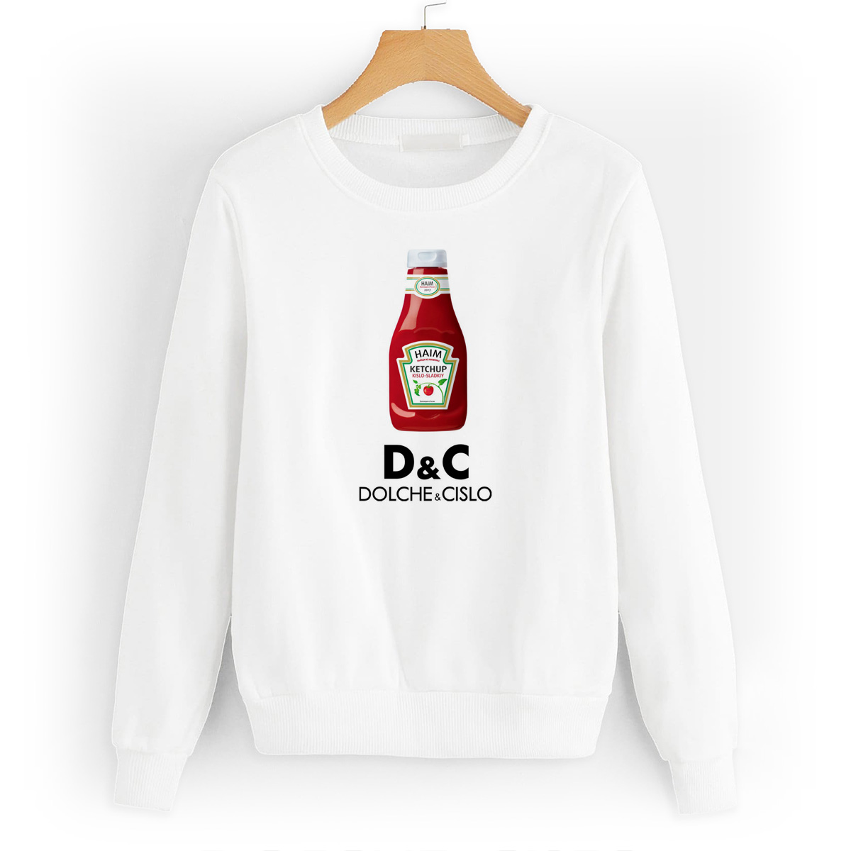 

Свитшот белый CoolPodarok D and C Dolche and Cislo, 44W01544