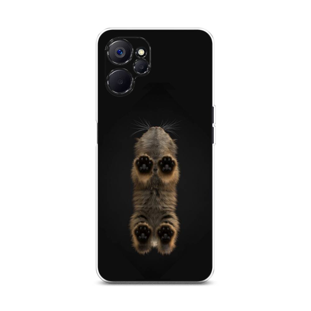 

Чехол Awog на Realme 10 5G "Кошачьи лапки", Черный, 2512650-1