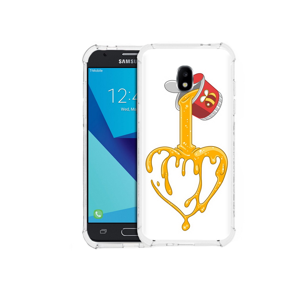

Чехол MyPads Tocco для Samsung Galaxy J3 (2017) медовое сердце (PT74067.575.471), Прозрачный, Tocco