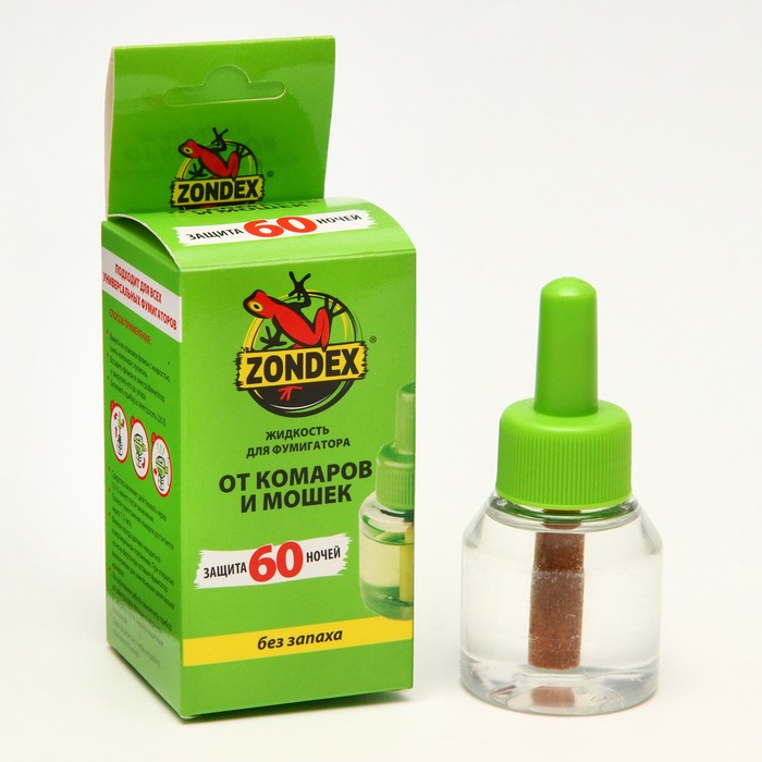 

Фумигатор Zondex 2420344-3p 1 флакон жидкости в комплекте, Зеленый
