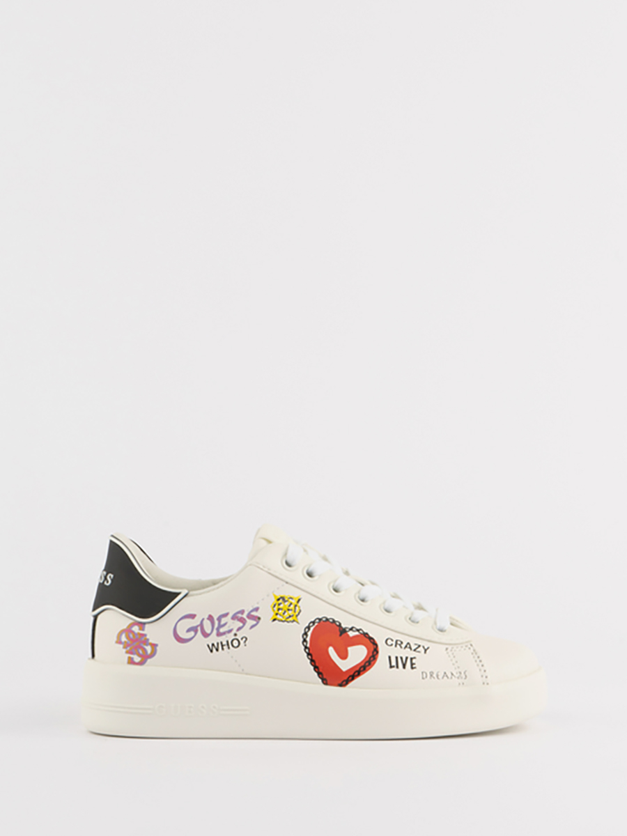 

Кеды женские Guess FL6R2KLEP12WHITE белые 40 RU, FL6R2KLEP12WHITE