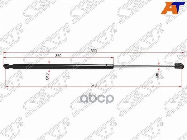 

Амортизатор Крышки Багажника Opel Vectra B 95-02 (Wgn) Sat арт. ST-0132731