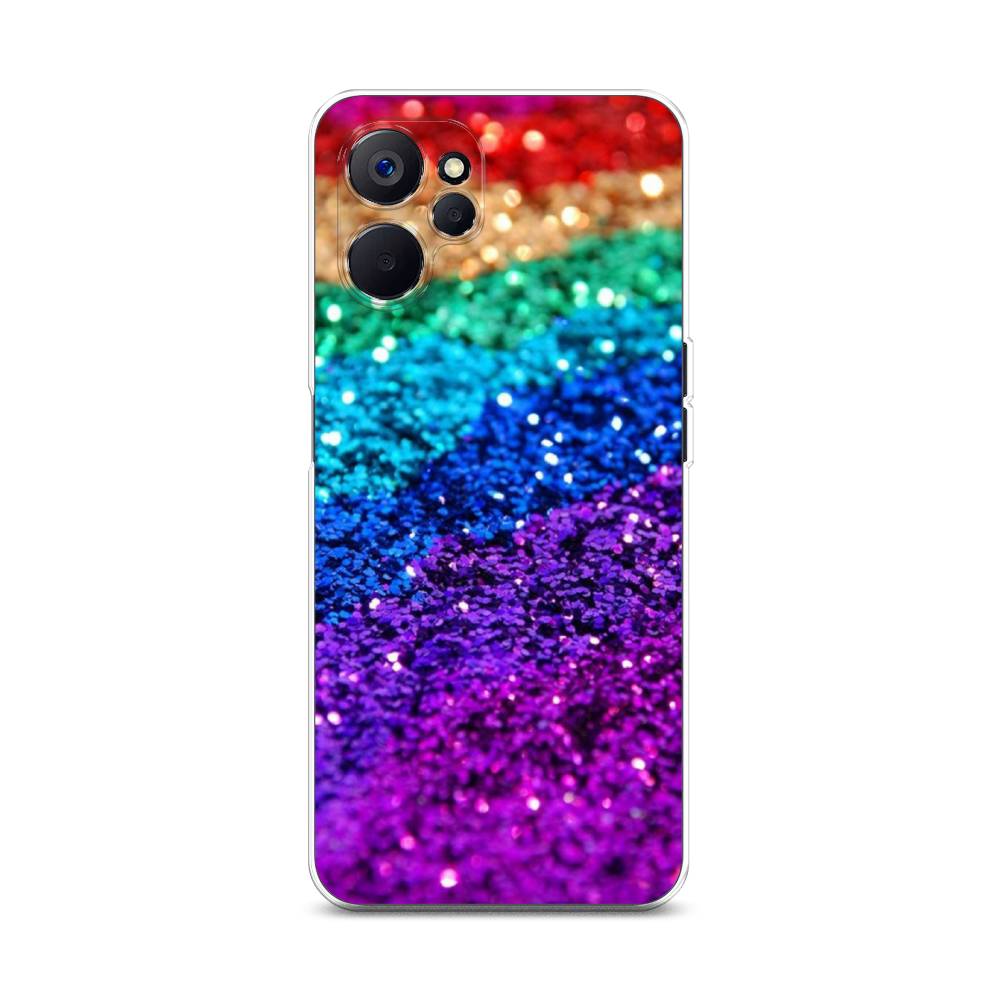 

Чехол Awog на Realme 10 5G "Блестящая радуга рисунок", Разноцветный, 2512650-3