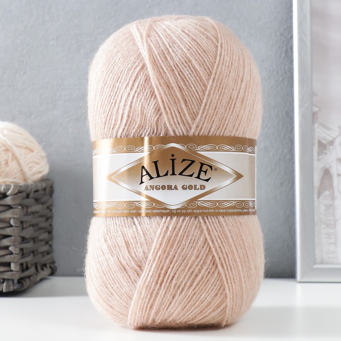 

Пряжа Alize Angora Gold 20%шерсть, 80% акрил 550м/100 гр 524, Зеленый