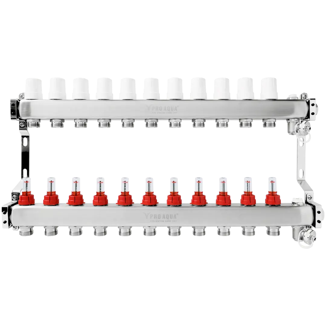 Коллекторная группа ProAqua со встроенными расходомерами 1