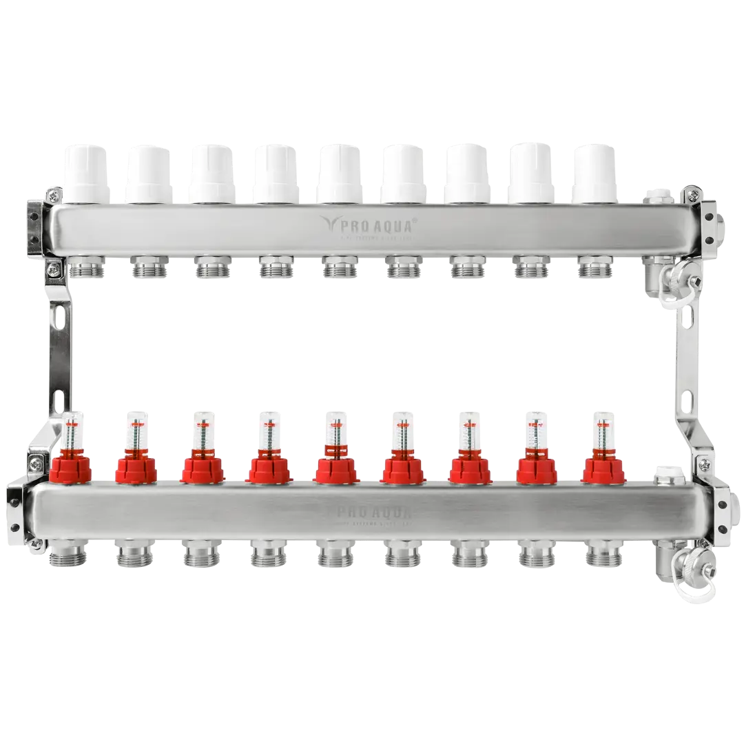 Коллекторная группа ProAqua со встроенными расходомерами 1