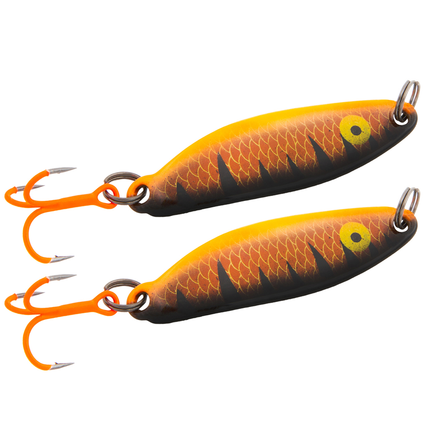 

Блесна Trout Bait Luga 11 г, #158/S UV, 2 шт., Оранжевый;черный, LUGA